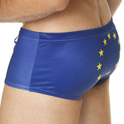 Mensuas MN8016 Europe Flag Swim Boxer thumbnail 3