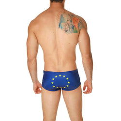 Mensuas MN8016 Europe Flag Swim Boxer thumbnail 4
