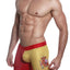 Mensuas Red/Mustard Spain Flag Long Boxer