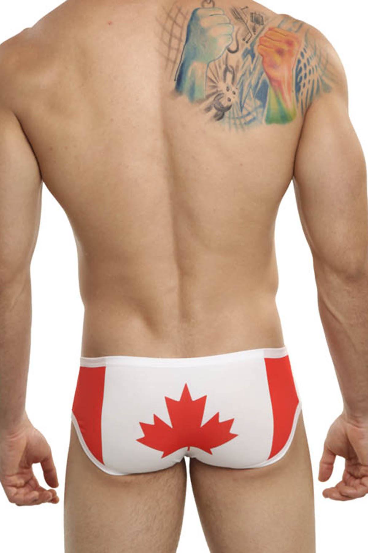Mensuas White/Red Canada Flag Mini Trunk