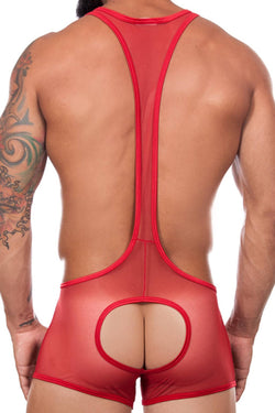 Miami Jock Red Exalting Sagacity Bodysuit thumbnail 2