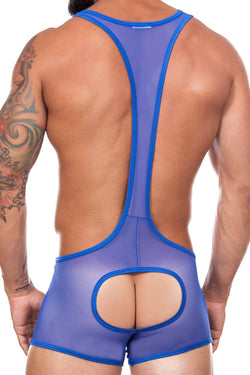 Miami Jock Royal Blue Exalting Sagacity Bodysuit thumbnail 2