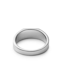 Miansai Diamond Signet Ring Silver thumbnail 2