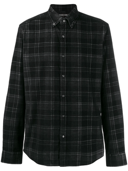 Michael Kors BLACK Long Sleeved Slim Fit Button-Down Shirt thumbnail 1