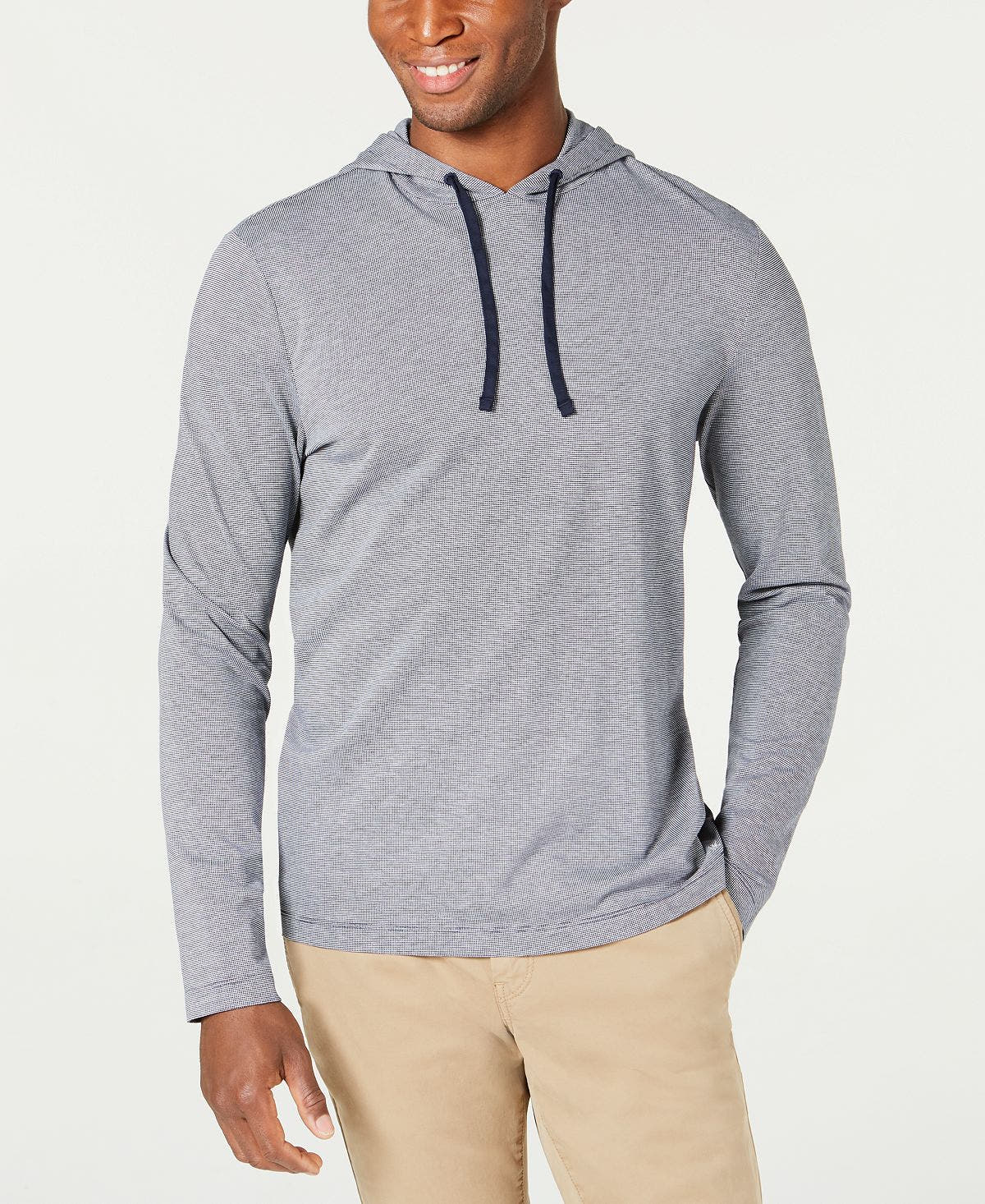Michael Kors Birdseye Weave Hoodie T-shirt Midnight