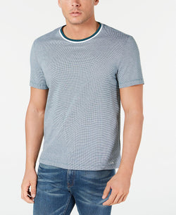 Michael Kors Birdseye Weave Tipped T-shirt Atlantic Green thumbnail 1
