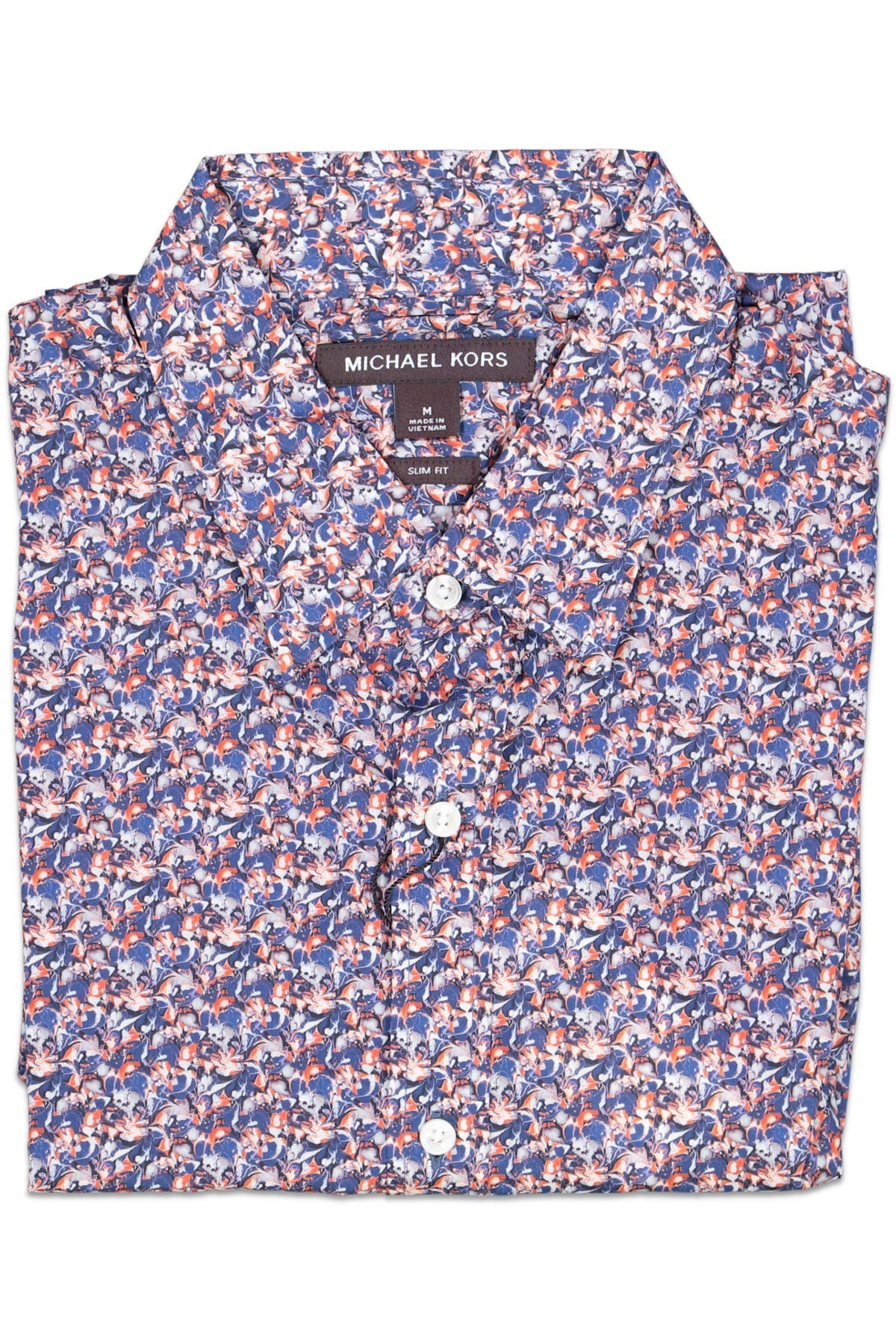 Michael Kors Burnt Orange Liberty Slim Fit Dress Shirt