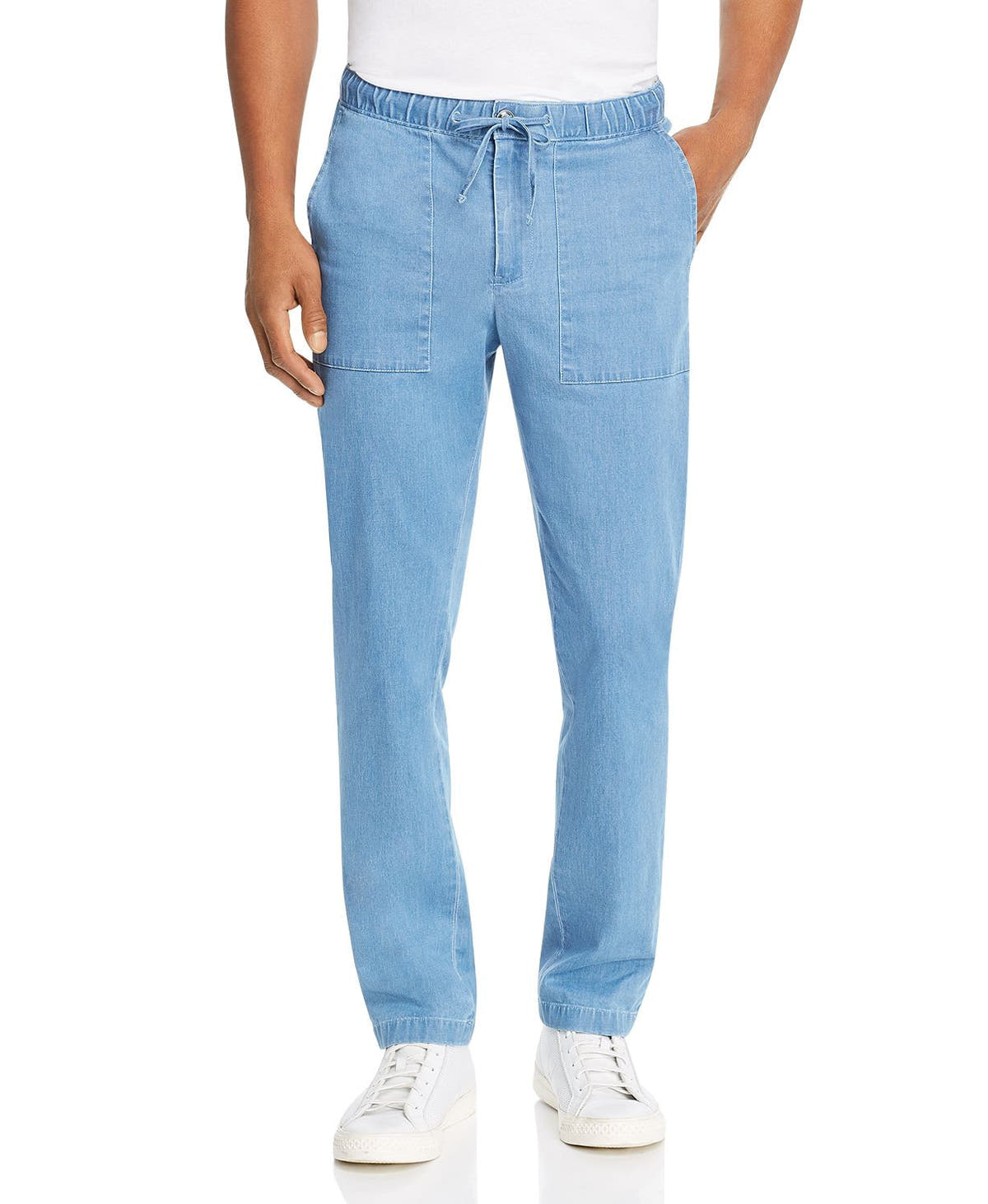 Michael Kors Chambray Slim Fit Pants Chambray