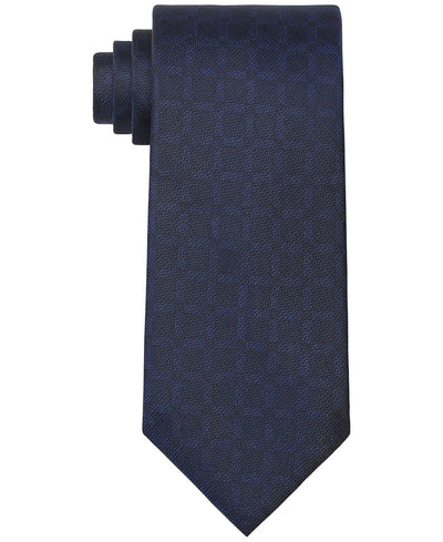 Michael Kors Classic Grid Tie Navy