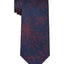 Michael Kors Classic Vast Leaf Print Tie Wine