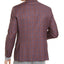 Michael Kors Classic-fit Burgundy/blue Plaid Sport Coat Berry/blue