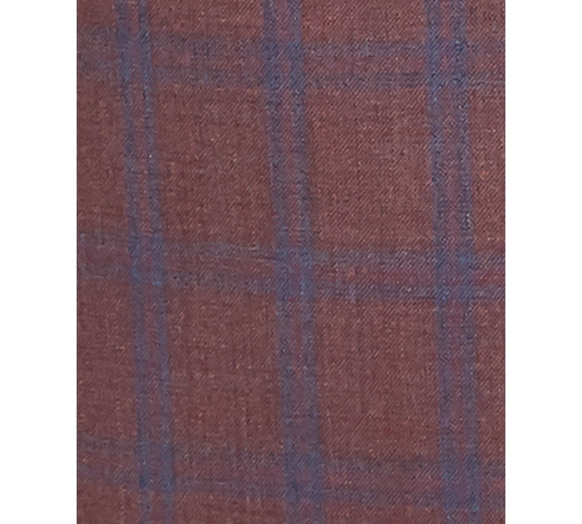Michael Kors Classic-fit Burgundy/blue Plaid Sport Coat Berry/blue