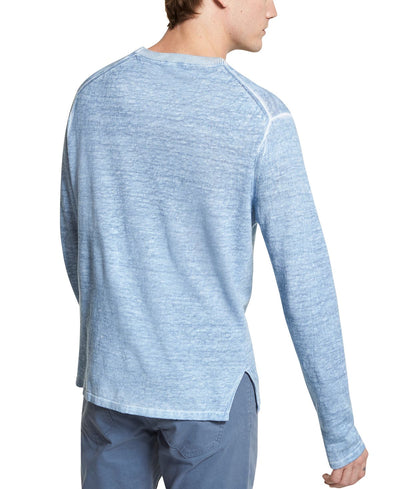 Michael Kors Cold Dye Linen Sweater Chambray