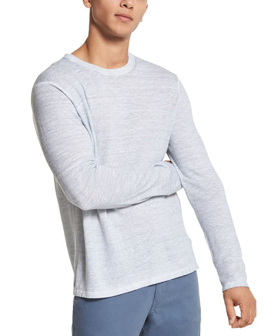Michael Kors Cold Dye Linen Sweater Pearl Gray