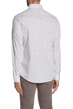 Michael Kors Dylan Dot Print Slim Fit Shirt thumbnail 2
