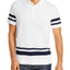 Michael Kors Engineered Stripe-trimmed Classic Fit Polo Shirt White