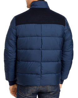 Michael Kors Heavy Mixed-media Puffer Jacket Midnight thumbnail 2