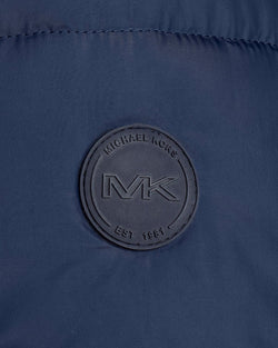 Michael Kors Heavy Mixed-media Puffer Jacket Midnight thumbnail 3
