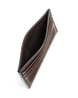 Michael Kors Henry Leather Card Case Red thumbnail 2