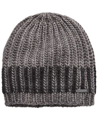 Michael Kors Hidden Stripe Beanie Charcoal