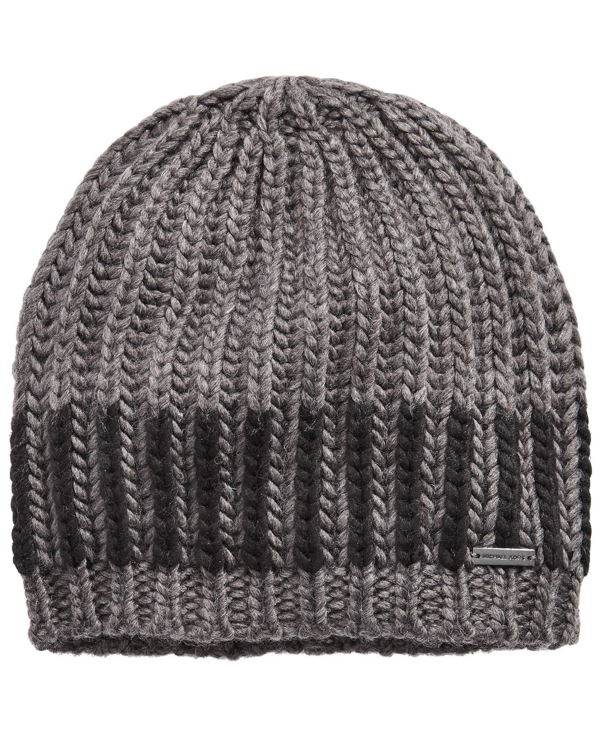 Michael Kors Hidden Stripe Beanie Charcoal