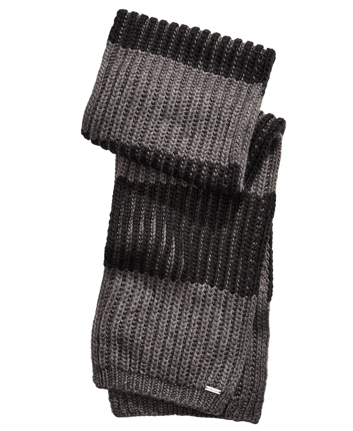 Michael Kors Hidden Stripe Scarf Charcoal