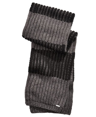 Michael Kors Hidden Stripe Scarf Charcoal