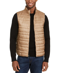 Michael Kors Lightweight Reversible Puffer Vest Husk thumbnail 1