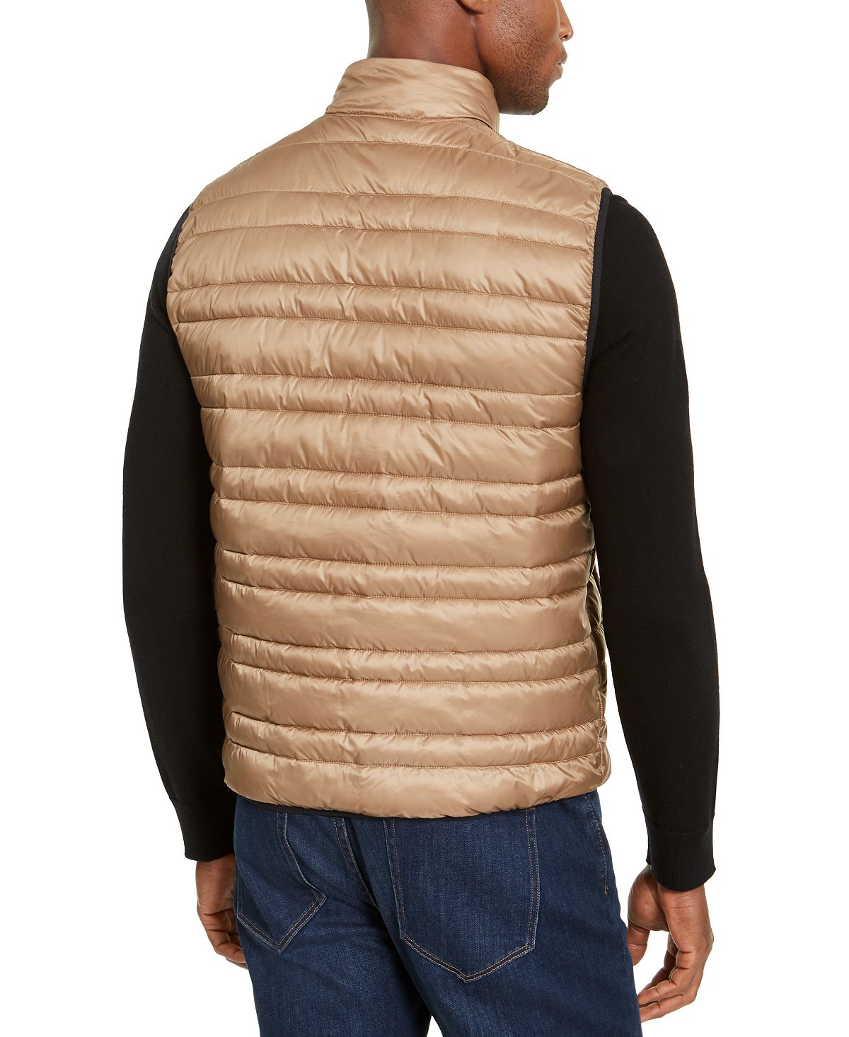 Michael Kors Lightweight Reversible Puffer Vest Husk