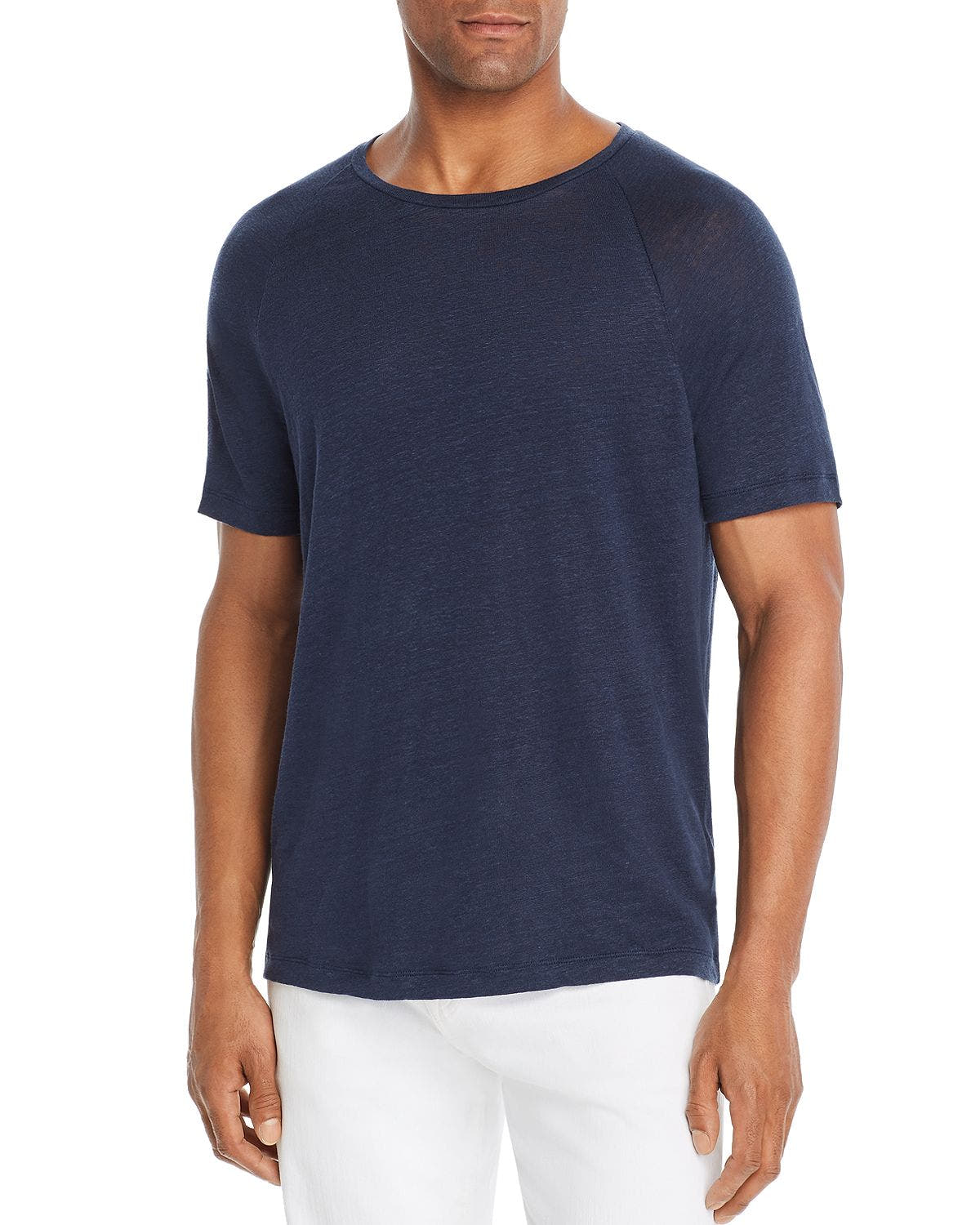 Michael Kors Linen Raglan Tee 100% Exclusive Midnight