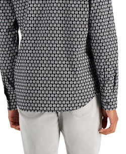 Michael Kors Link-print Shirt Black thumbnail 2