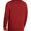Michael Kors Merino Wool Half-zip Sweater Garnet