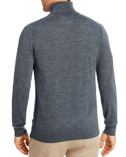 Michael Kors Merino Wool Turtleneck Sweater Ash Melange thumbnail 2