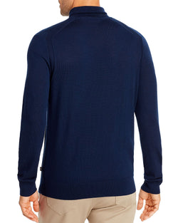Michael Kors Merino Wool Turtleneck Sweater Midnight thumbnail 2
