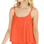 Michael Kors Michael Layered Underwire Tankini Top Persimmon