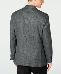 Michael Kors Modern-fit Patterned Blazer Black thumbnail 2