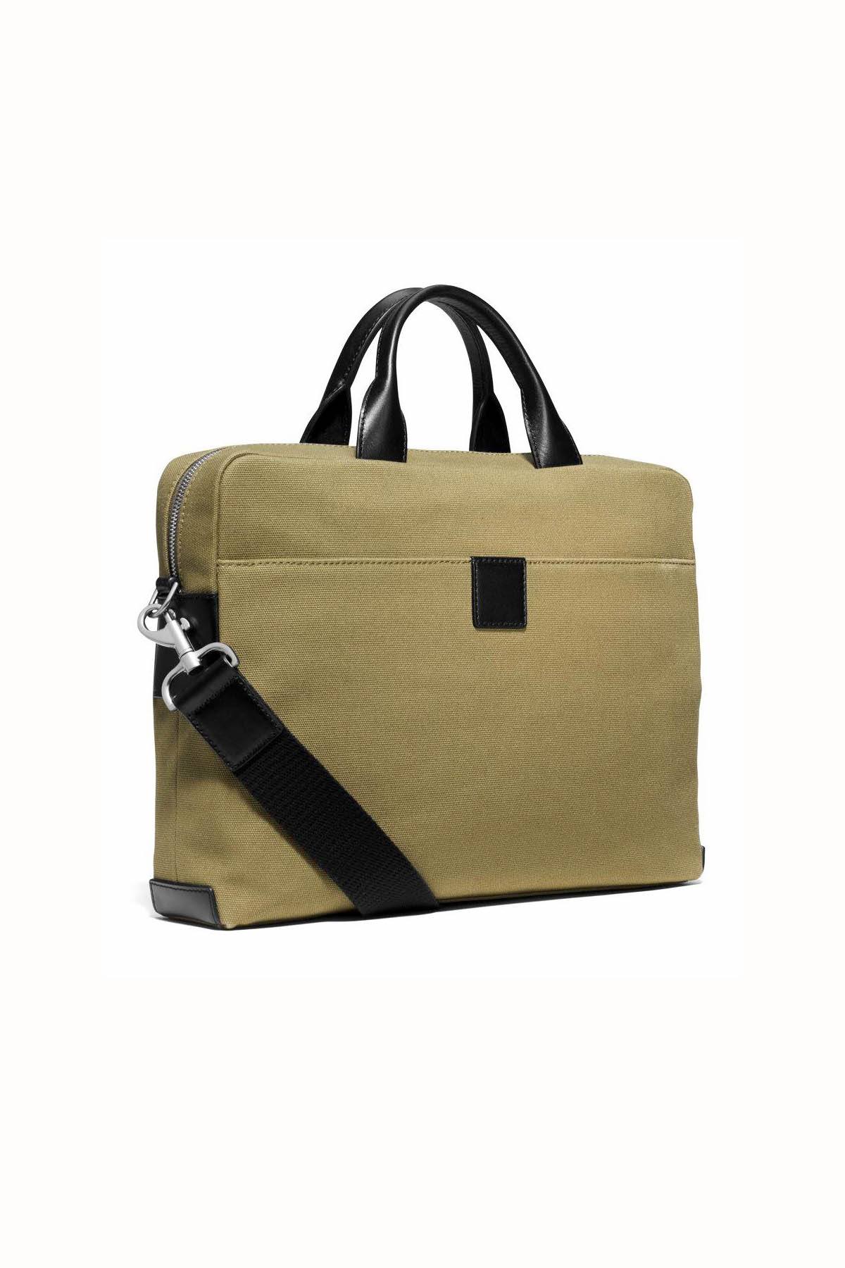 Michael Kors Moss-Green Medium Grant Briefcase