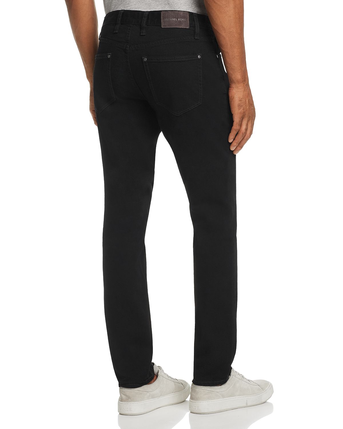 Michael Kors Parker Slim Fit Jeans In Black Black