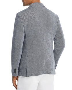 Michael Kors Piqu Classic Fit Blazer Midnight thumbnail 2