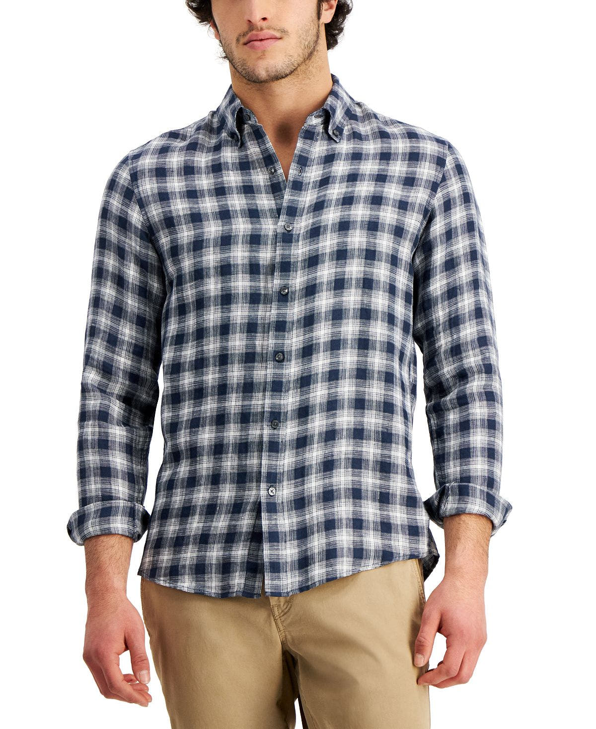Michael Kors Plaid Shirt Midnight