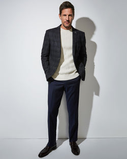 Michael Kors Ribbed Crewneck Sweater Bone thumbnail 3