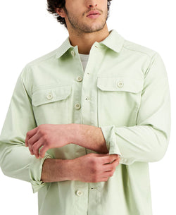 Michael Kors Shirt Jacket Fog thumbnail 3
