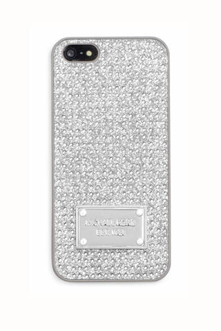 Michael Kors Silver Crystal iPhone Snap-On Case