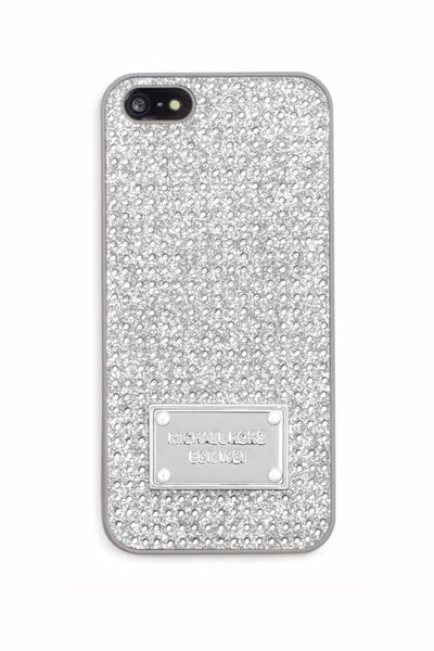 Michael Kors Silver Crystal iPhone Snap-On Case