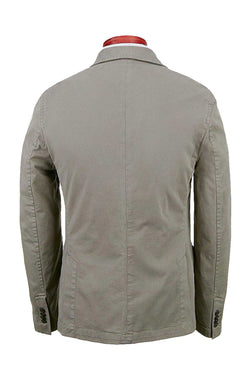 Michael Kors Storm-Grey Slim-Fit Garment-Dyed Cotton-Twill Sport Coat thumbnail 3