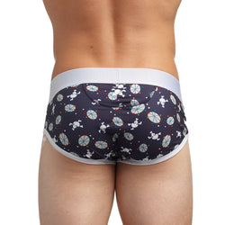 Mid-Century Modern Print Brief in Navy thumbnail 4