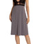 Midnight Bakery Charcoal/Anthracite Lace Midi Chemise Nightgown