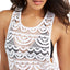 Miken Juniors' Crochet Racerback Dress Cover-up White