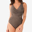 Miraclesuit Illusionist Crossover Allover Slimming One-piece Swimsuit Mineral Green