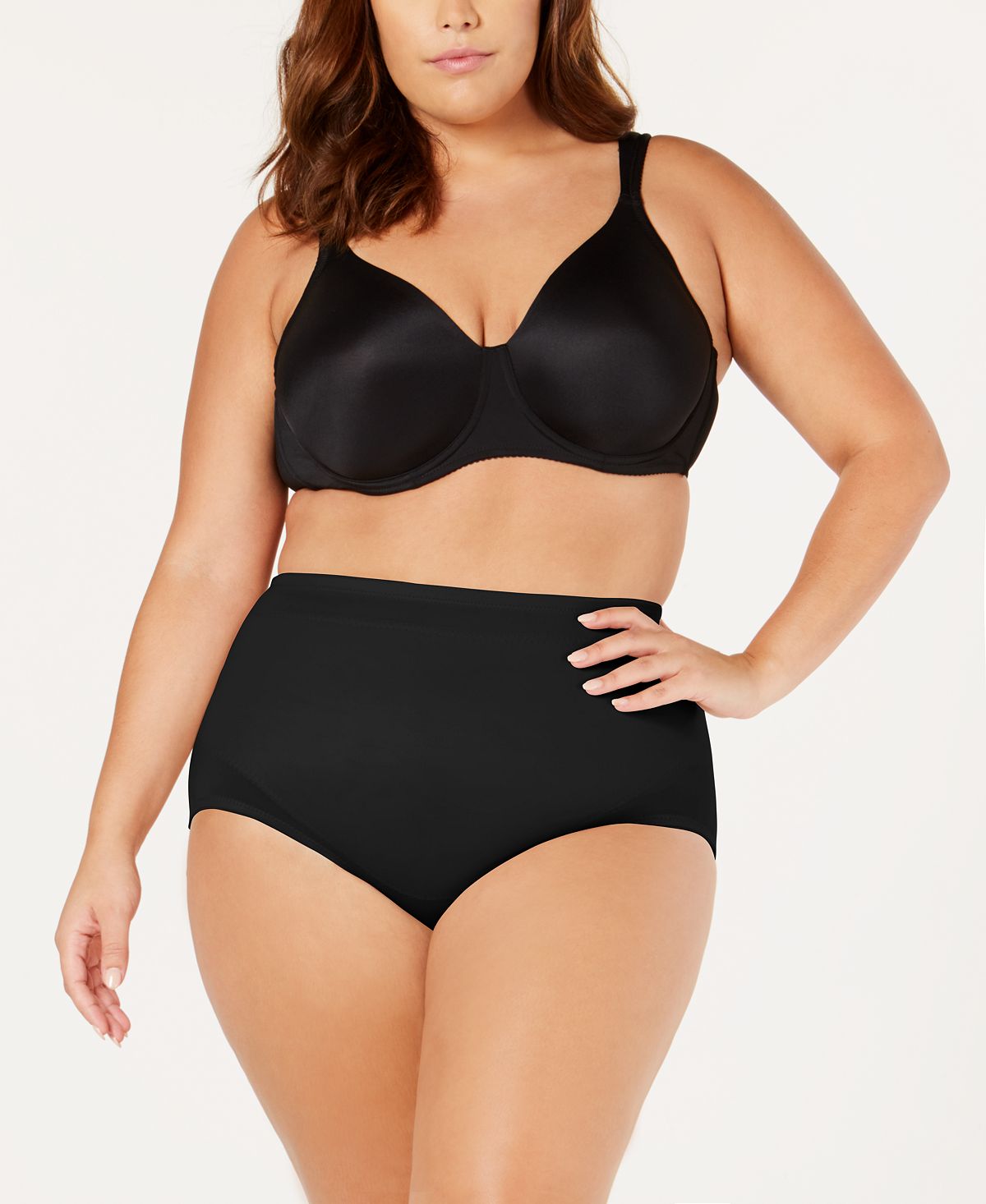 Miraclesuit Wo Plus Extra-firm Flexible-fit Brief 2934 Black